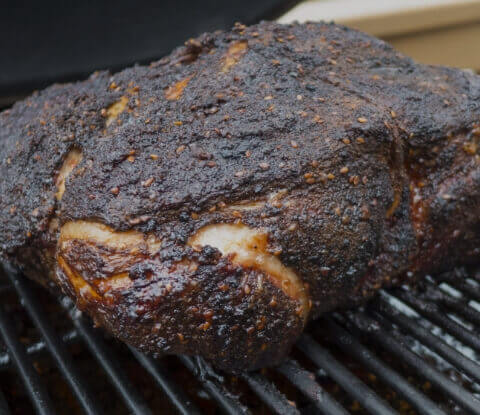 Boston Pork Butt on the Grill