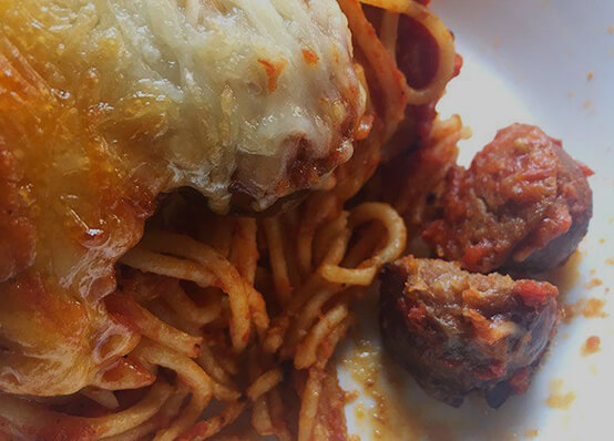 Baked Spaghetti with Italian Sausage