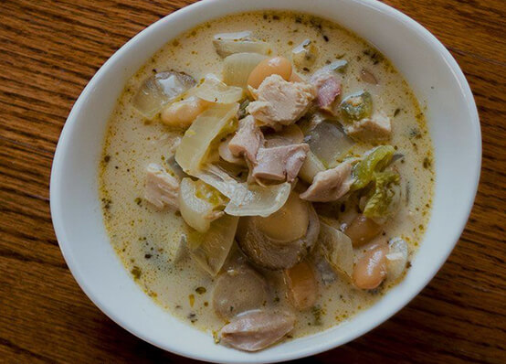 Beer Can White Chicken Chili