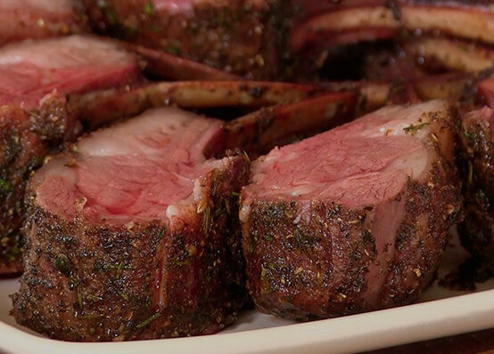 Slow Roasted Rack of Lamb