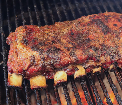 Chargrilled Spicy Greek Ribs
