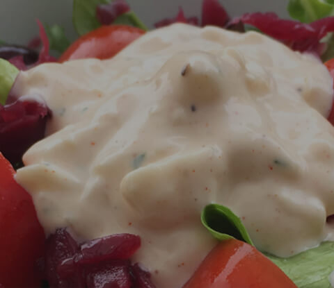 Cold Smoked Greens Salad