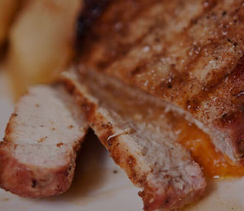 Garlic Cinnamon Pork Chops