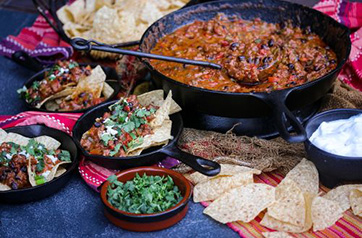 Smoked Chili Con Queso Taco Dip